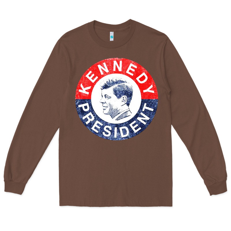 Vintage 1960 Kennedy For President Long Sleeve Tee by DesigneFamous | Teevron
