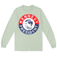 Matcha vintage 1960 kennedy for president Long Sleeve Tee - DesigneFamous