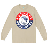 Mushroom vintage 1960 kennedy for president Long Sleeve Tee - DesigneFamous