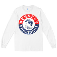 White vintage 1960 kennedy for president Long Sleeve Tee - DesigneFamous