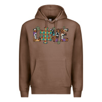 Chestnut love autism awareness leopard cowhide Premium Hoodie - Artiststas