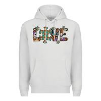 Dove Grey love autism awareness leopard cowhide Premium Hoodie - Artiststas