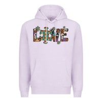 Lilac love autism awareness leopard cowhide Premium Hoodie - Artiststas