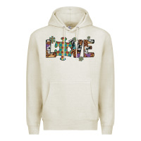 Oatmeal Heather love autism awareness leopard cowhide Premium Hoodie - Artiststas