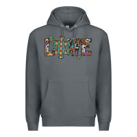 Rock love autism awareness leopard cowhide Premium Hoodie - Artiststas