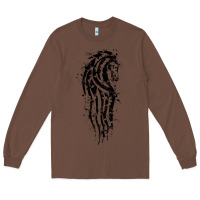 Chestnut horse of rohan active Long Sleeve Tee - DesigneFamous