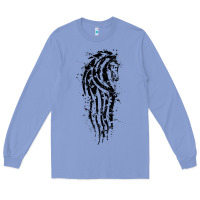 Colony Blue horse of rohan active Long Sleeve Tee - DesigneFamous