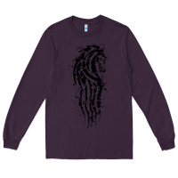 Plum horse of rohan active Long Sleeve Tee - DesigneFamous