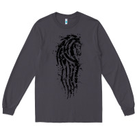 Smoke horse of rohan active Long Sleeve Tee - DesigneFamous