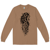 Toasted Coconut horse of rohan active Long Sleeve Tee - DesigneFamous