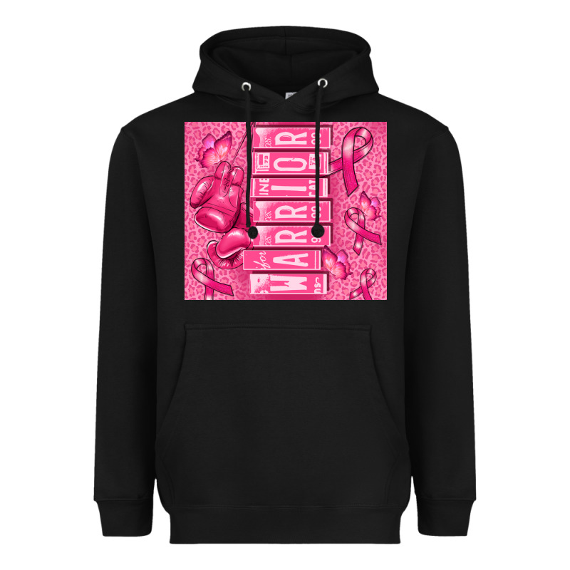 Warrior Breast Cancer Heavyweight Hoodie by RanaPortraitStore | Teevron