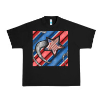 Black stripes & stars seamless pattern Urban Heavy Tee - BundleAndBundleShop