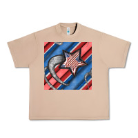 Burro stripes & stars seamless pattern Urban Heavy Tee - BundleAndBundleShop