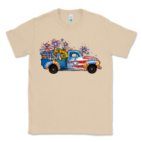 Mushroom USA 4th of July Sunflower Truck Classic Tee - Jasminsmagicworld