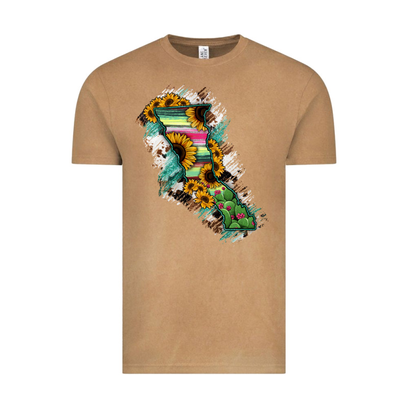 Baja California State Of Mexico Map Vintage Tee by RanaPortraitStore | Teevron