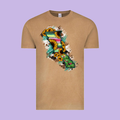 Baja California State Of Mexico Map Vintage Tee Designed By Ranaportraitstore
