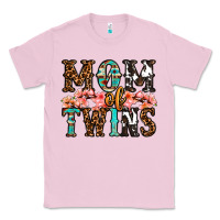 Bubblegum Pink mom of twins Classic Tee - OliviaCreatesArt