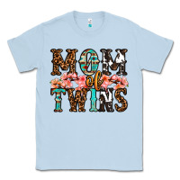 Dusty Blue mom of twins Classic Tee - OliviaCreatesArt