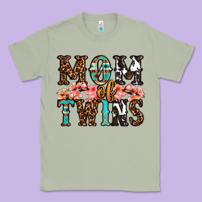 Mom Of Twins Classic Tee Designed By Oliviacreatesart