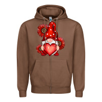 Chestnut valentines day red Zipper Hoodie - RanaPortraitStore