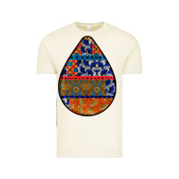Vintage Arctic african fabric pattern teardrop earrings 4 Vintage Tee - BundleAndBundleShop