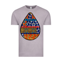 Vintage Zinc african fabric pattern teardrop earrings 4 Vintage Tee - BundleAndBundleShop