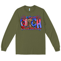 Army Green boom bitch get out the way Long Sleeve Tee - CowhideDigitalArt