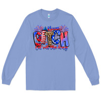 Colony Blue boom bitch get out the way Long Sleeve Tee - CowhideDigitalArt