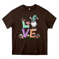 Chocolate Brown easter gnome easter bunny gnome Heavy Core Tee - Jasminsmagicworld