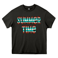 Asphalt summer time serape doodle Heavy Core Tee - CowCowDesign