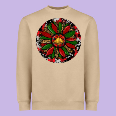 Sunflower Christmas Heavyweight Sweatshirt Designed By Ranaportraitstore