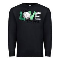 Black for the love of the game golf Premium Sweatshirt - Jasminsmagicworld