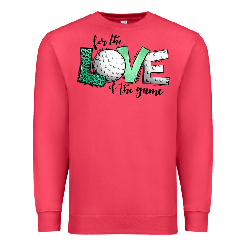 For The Love Of The Game Golf Premium Sweatshirt by Jasminsmagicworld | Teevron