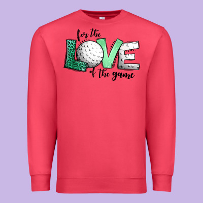 For The Love Of The Game Golf Premium Sweatshirt Designed By Jasminsmagicworld