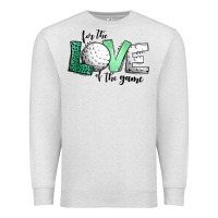 Oatmeal Heather for the love of the game golf Premium Sweatshirt - Jasminsmagicworld
