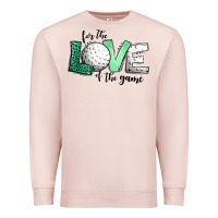 Pale Pink for the love of the game golf Premium Sweatshirt - Jasminsmagicworld