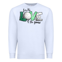White for the love of the game golf Premium Sweatshirt - Jasminsmagicworld