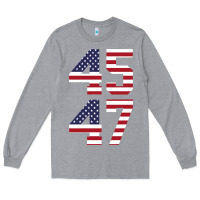 Heather Grey 4547 Long Sleeve Tee - DesigneFamous