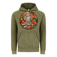 Vintage Olive Christmas Merino Wool Sheep Vintage Hoodie - LillyAllenDesigns