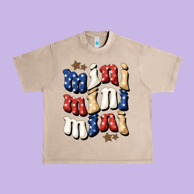 American Mini Urban Heavy Tee Designed By Bundleandbundleshop