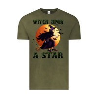 Vintage Olive witch upon a star Vintage Tee - BundleAndBundleShop