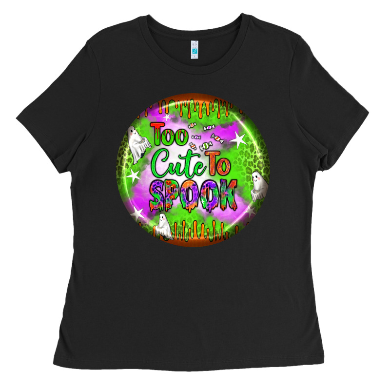 Too Cute To Spook Earrings Ladies Tee by BundleAndBundleShop | Teevron