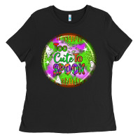 Black too cute to spook earrings Ladies Tee - BundleAndBundleShop