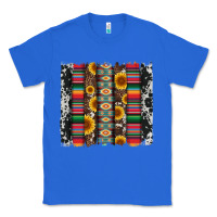 True Royal cowhıde aztec serape wıth leopard and sunflowers brushstroke Classic Tee - Artiststas