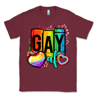 Burgundy gay af Classic Tee - OliviaCreatesArt
