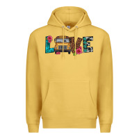 Antique Gold love school bus Premium Hoodie - Artiststas