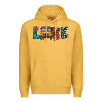 Mustard love school bus Premium Hoodie - Artiststas