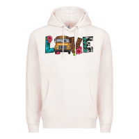 Pale Pink love school bus Premium Hoodie - Artiststas