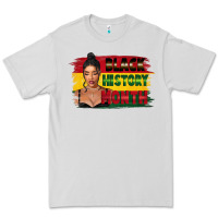 Dove Grey black history month black girl Premium Tee - FaDigitalArtStudio