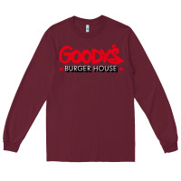 Burgundy goody's burger house Long Sleeve Tee - DesigneFamous